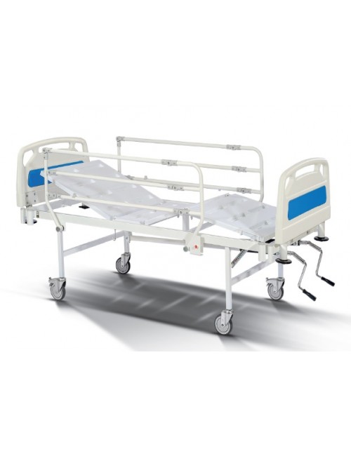 Pat spital platforma 4 sectiuni, 2 reglabile manual